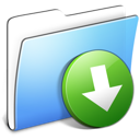 Aqua Smooth Folder DropBox icon